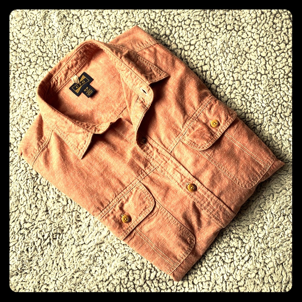 Men’s C.P.O. l/s button down casual everyday shirt